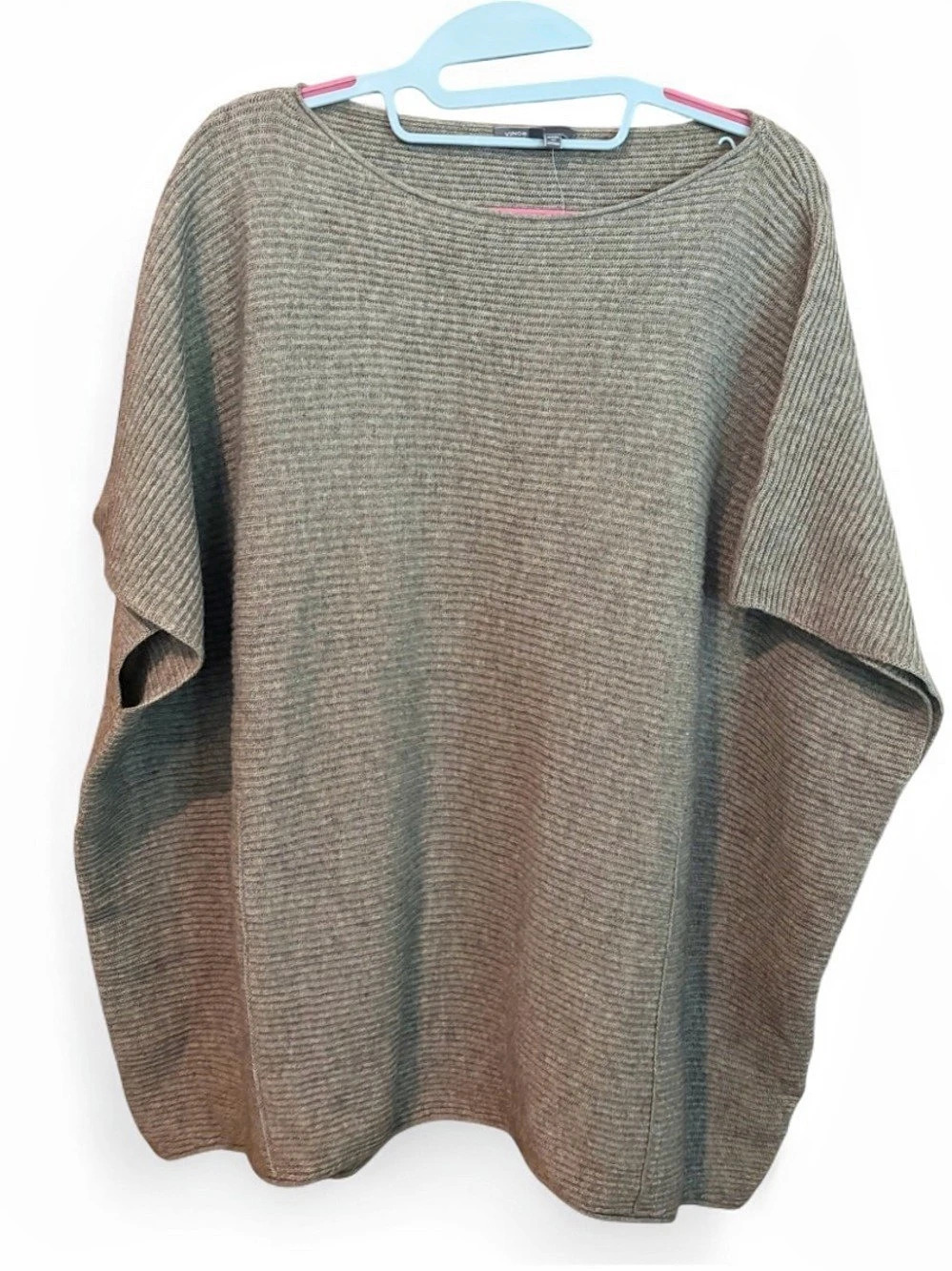 NWT Vince Poncho Sweater in Sand Womens Size